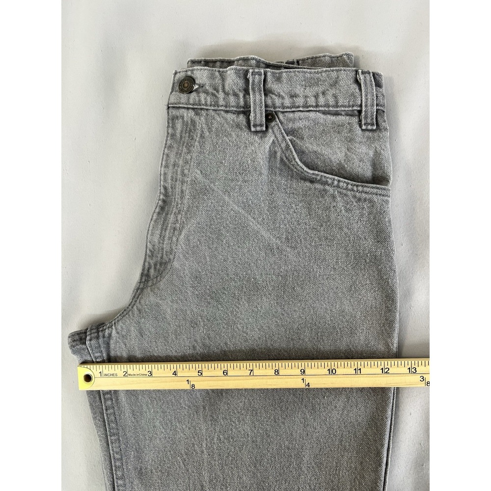 VTG 90s Levis 550 Jeans Mens 33x32 Gray Loose Comfort Fit Tapered Streetwear - Picture 11 of 16